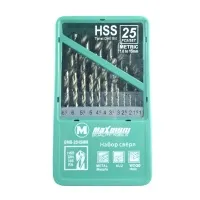 Набор сверл по металлу HSS 25 предметов, 4341, "MAXIMUM" MX 02784 (3183)